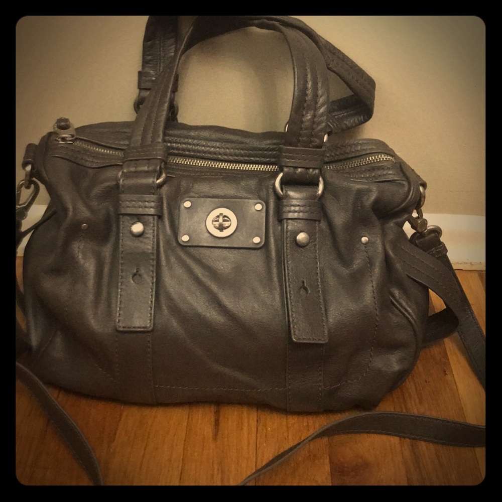 Beautiful grey leather Marc Jacobs handbag